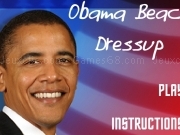 Play Obama beach dressup