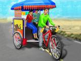 Play Public tricycle rickshaw driving