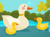 Play Mother duck and ducklings jigsaw